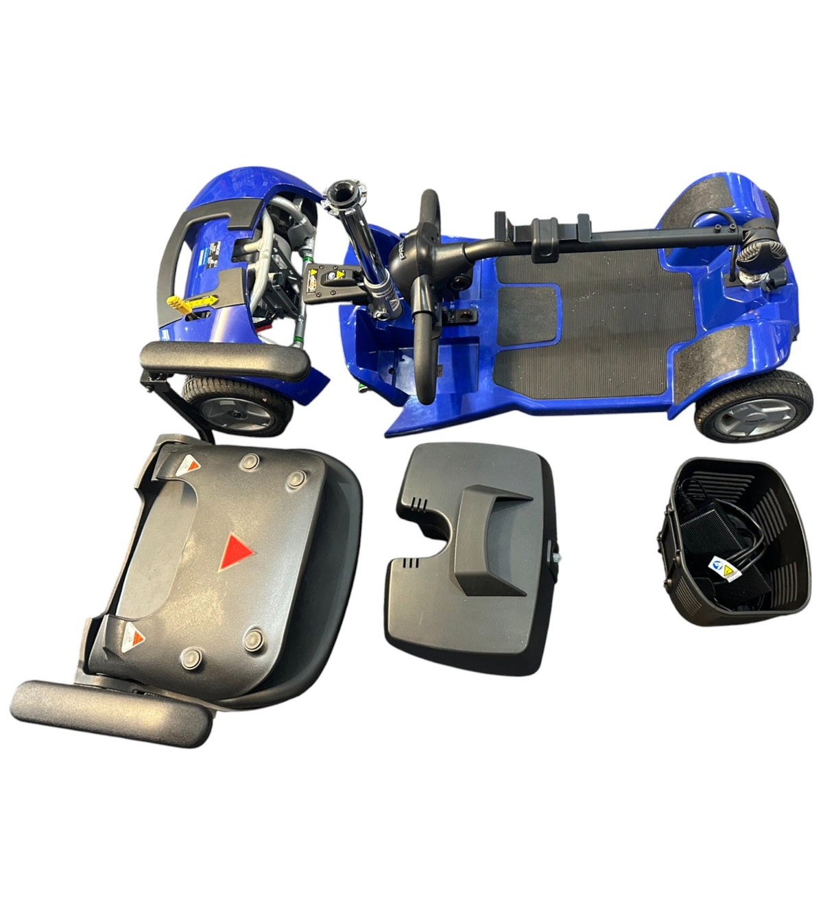 Pride Apex Alumalite Plus Ultimate Lightweight Travel Scooter Aluminium Blue Used Excellent Condition