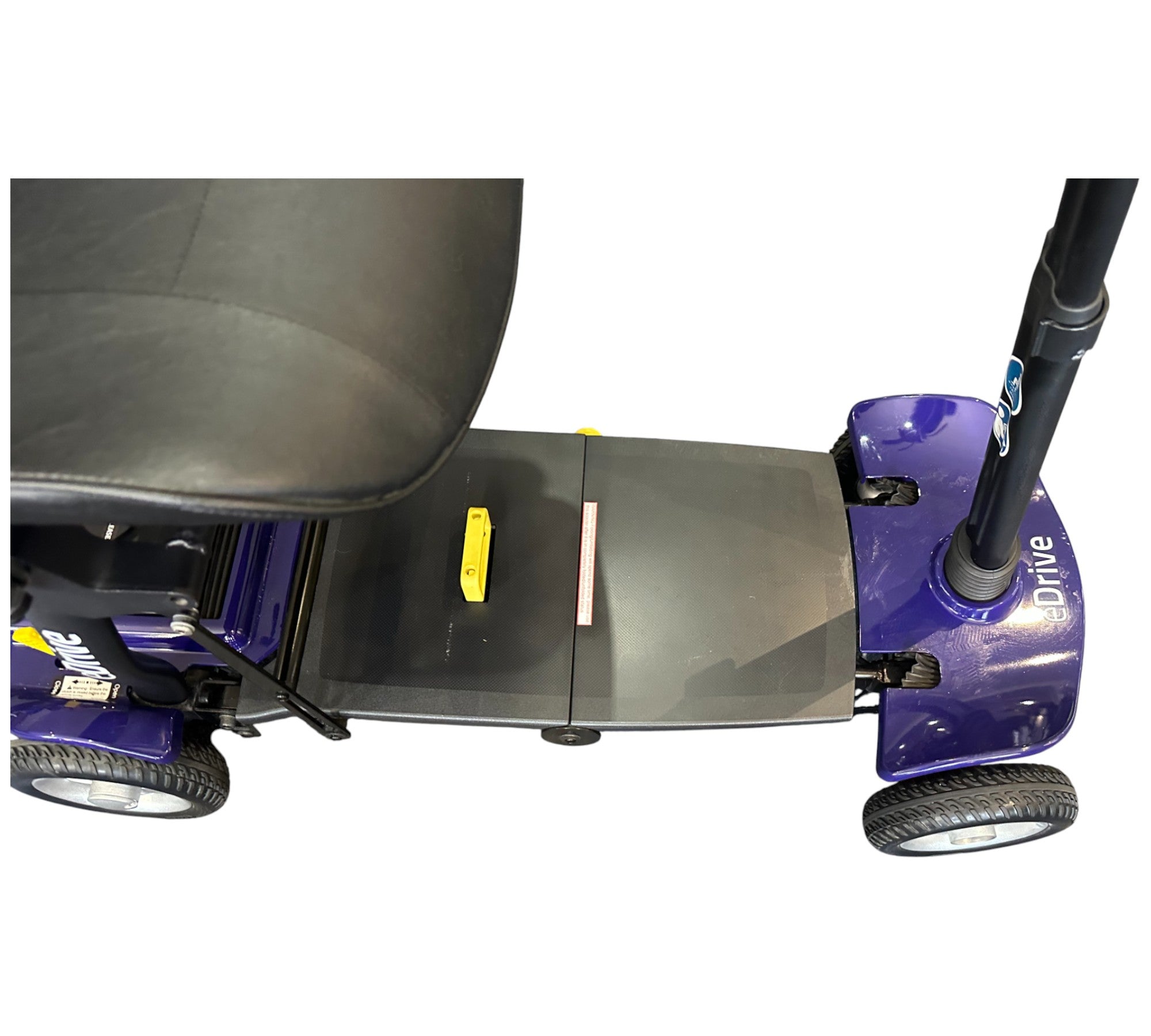 eDrive Remote Auto Folding Electric Mobility Scooter Lithium Aluminium Lightweight Blue used