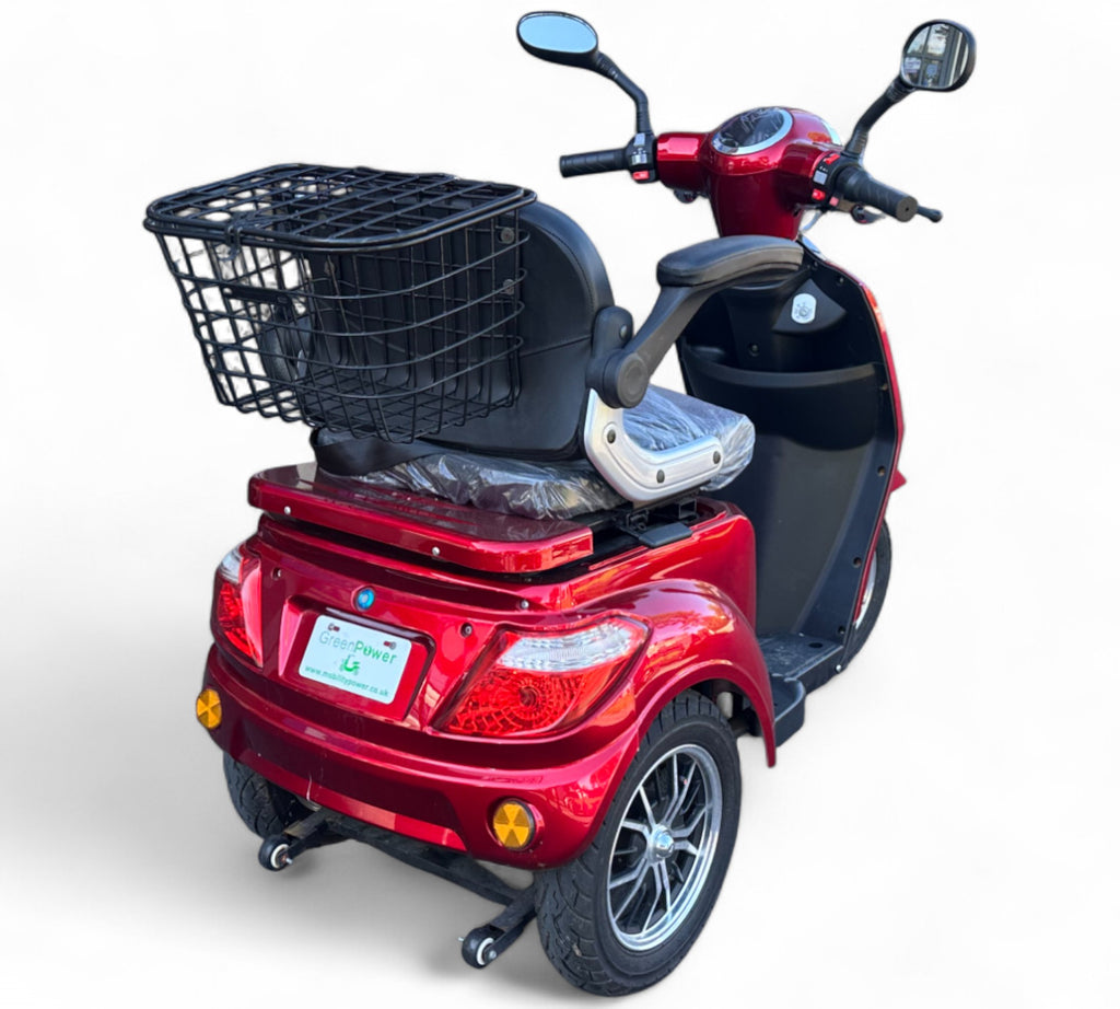 ZT500 Mobility Scooter – Used Model in Red Class 3 Road-Legal 8mph Scooter