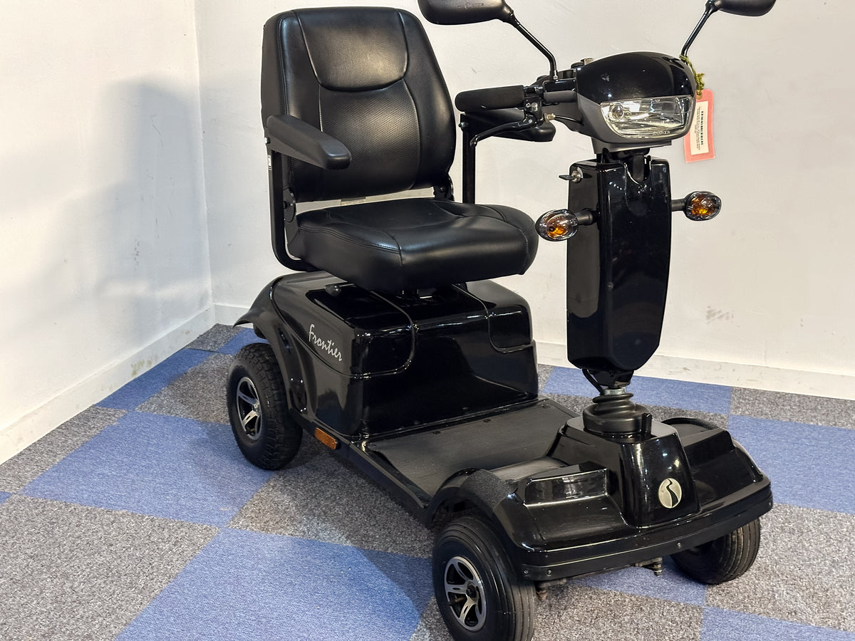 Rascal Frontier All-Terrain Off-Road Electric Mobility Scooter 8mph Suspension Midsize Colour Black