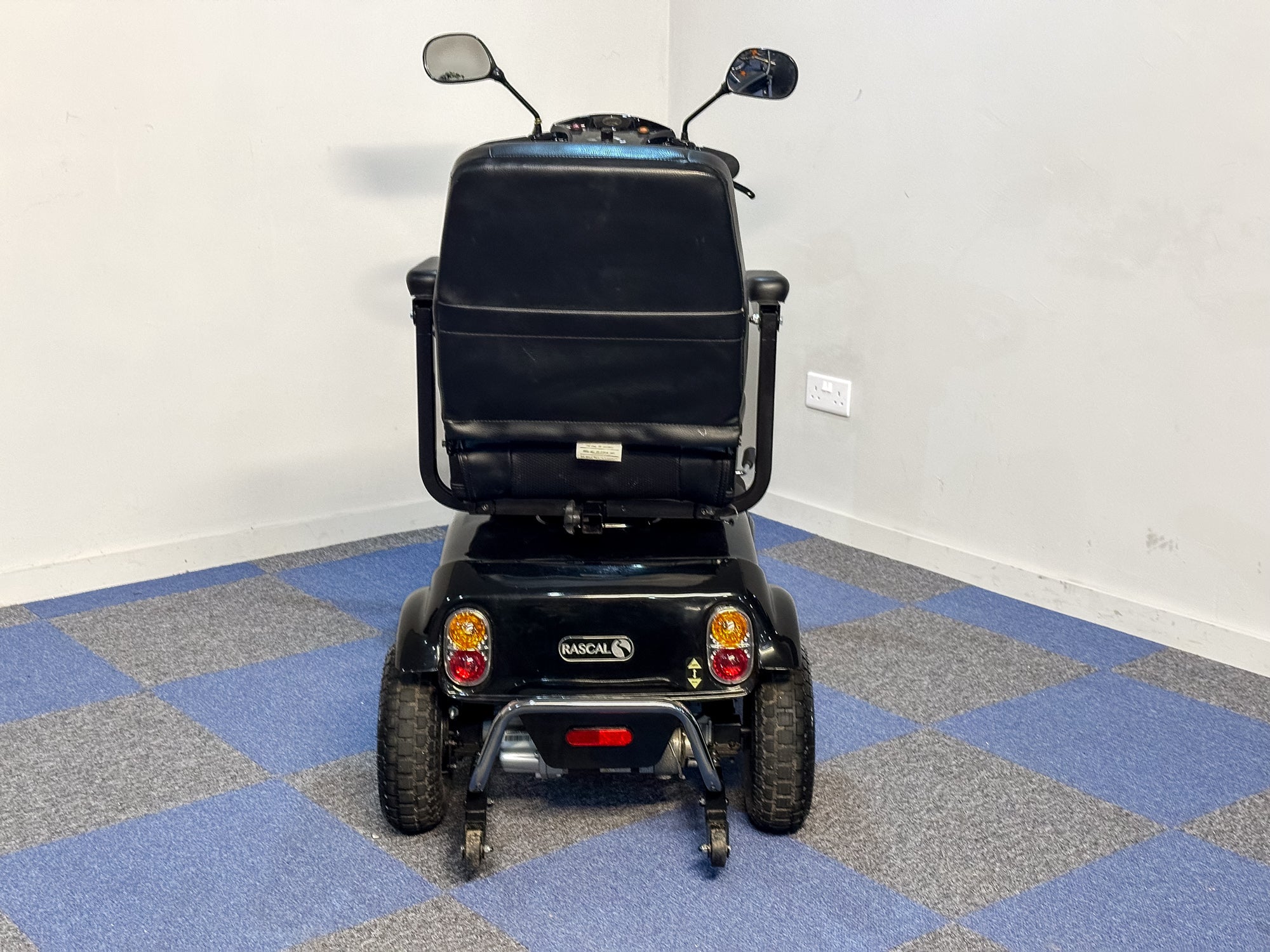 Rascal Frontier All-Terrain Off-Road Electric Mobility Scooter 8mph Suspension Midsize Colour Black