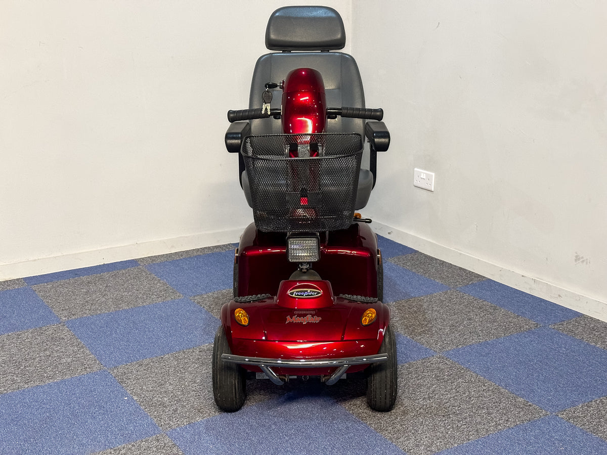 Freerider Mayfair FR168-4 All-Terrain Used Mobility Scooter 4mph Pavement Red