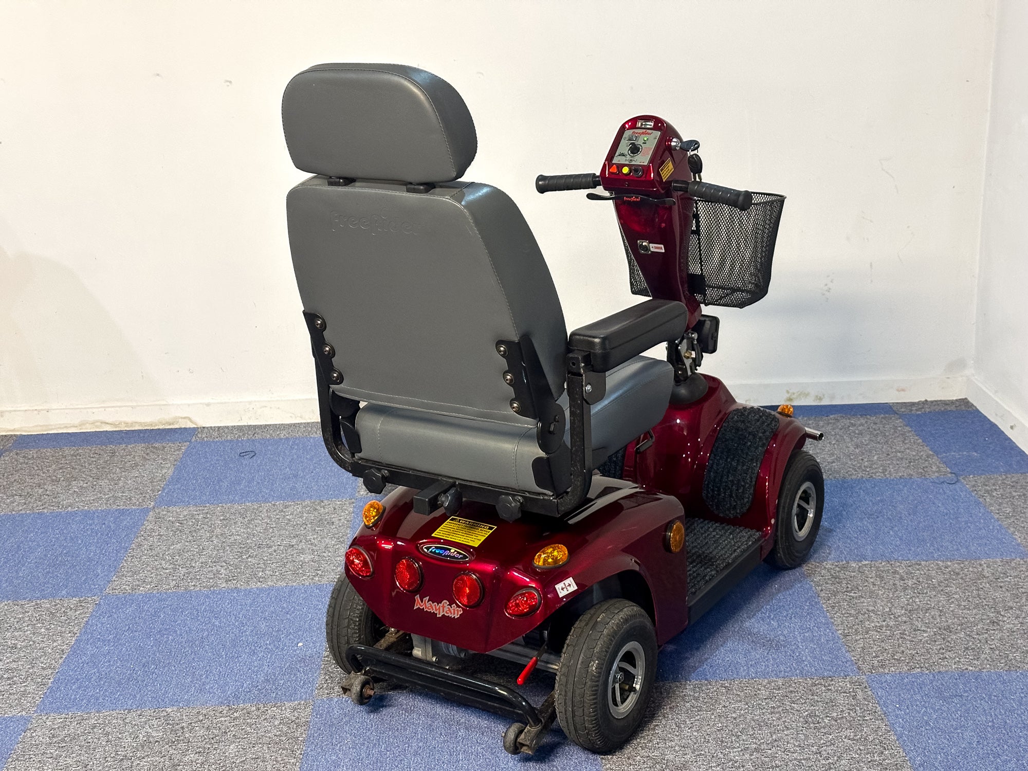 Freerider Mayfair FR168-4 All-Terrain Used Mobility Scooter 4mph Pavement Red