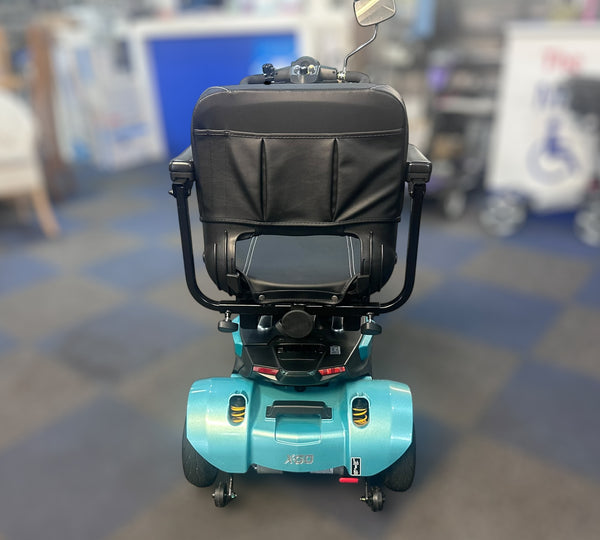 Used Rascal Veo Sport Mobility Scooter – Lightweight 4mph Boot Scooter Aquamarine