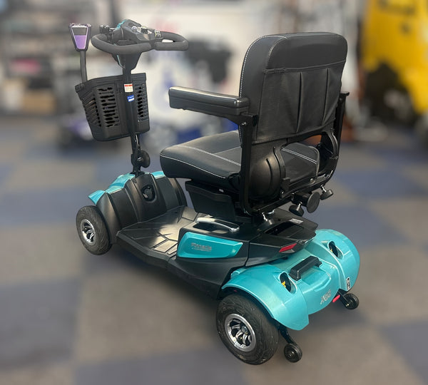 Used Rascal Veo Sport Mobility Scooter – Lightweight 4mph Boot Scooter Aquamarine