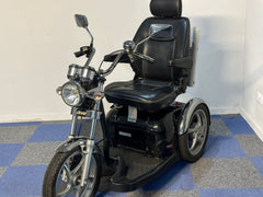 Drive Sport Rider Chrome Black Mobility Scooter Large 3 Wheel Trike Road Legal