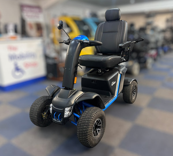 Pride Baja Wrangler 2 Heavy-Duty All-Terrain Mobility Scooter (Ex-Demo, Blue)