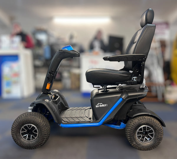 Pride Baja Wrangler 2 Heavy-Duty All-Terrain Mobility Scooter (Ex-Demo, Blue)