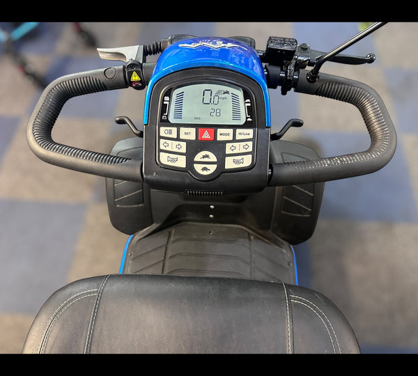 Pride Baja Wrangler 2 Heavy-Duty All-Terrain Mobility Scooter (Ex-Demo, Blue)