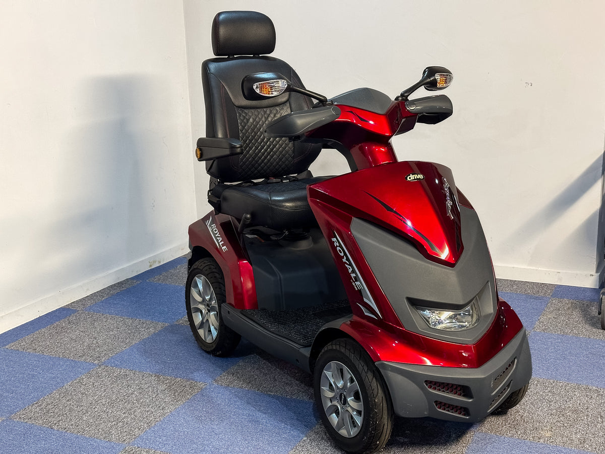 Drive Royale 4 8mph Large Luxury Class 3 Mobility Scooter Red Main image
