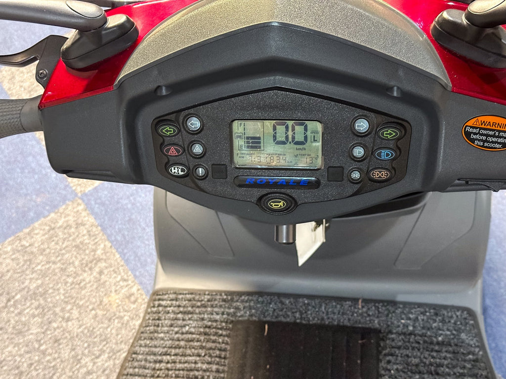Drive Royale 4 8mph Large Luxury Class 3 Mobility Scooter Red