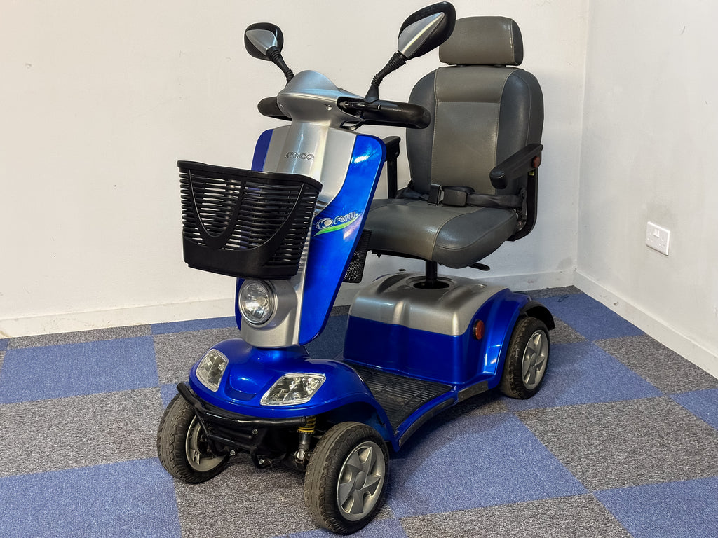 Kymco Midi XLS 8mph Comfy Pavement Mobility Scooter Blue