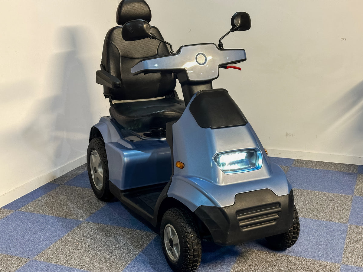 2019 TGA Breeze S4 Blue All-Terrain 8mph Mobility Scooter Road Legal Main image