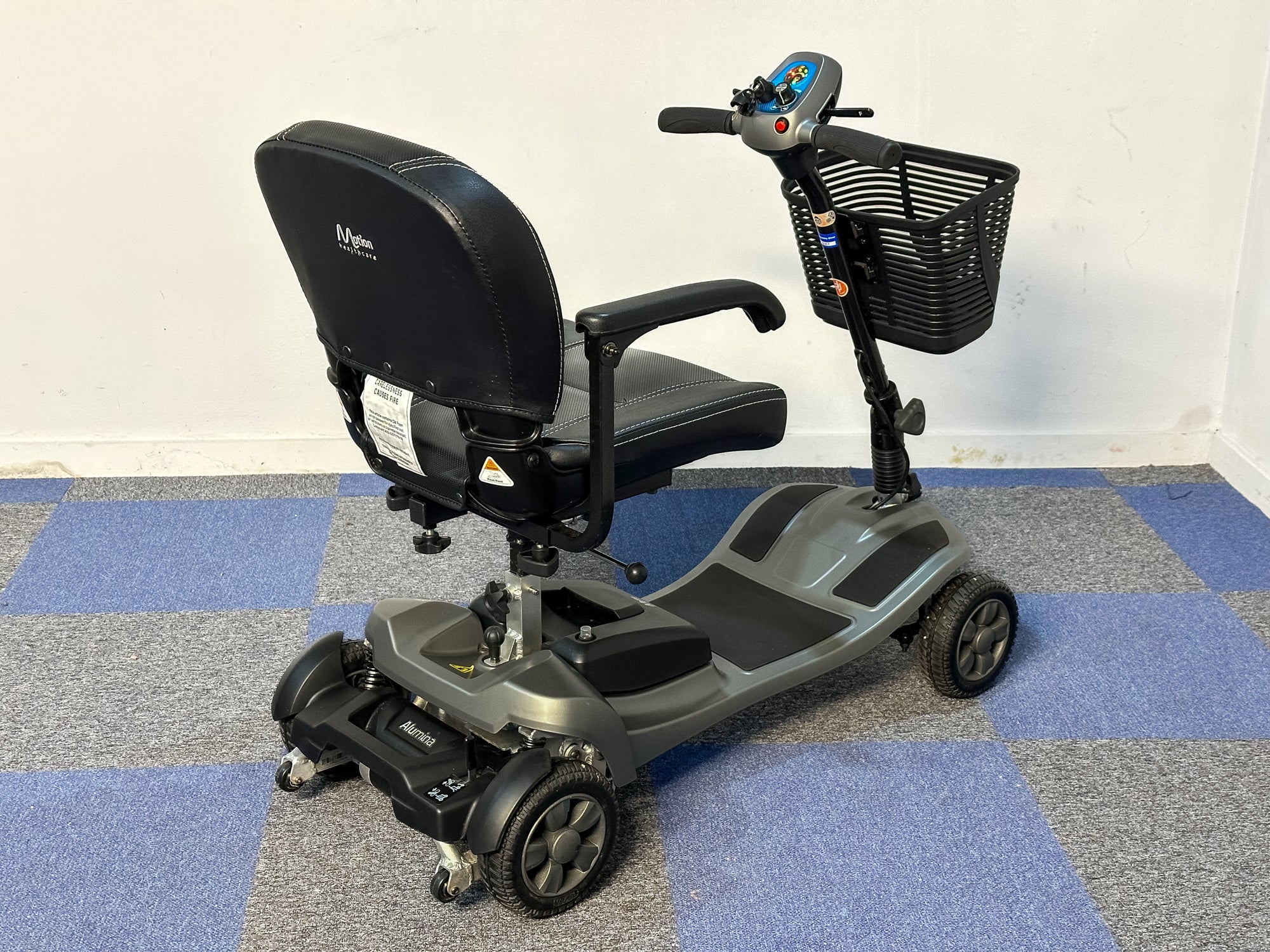 Motion Healthcare Alumina Pro Mobility Scooter Grey 40ah 30 miles