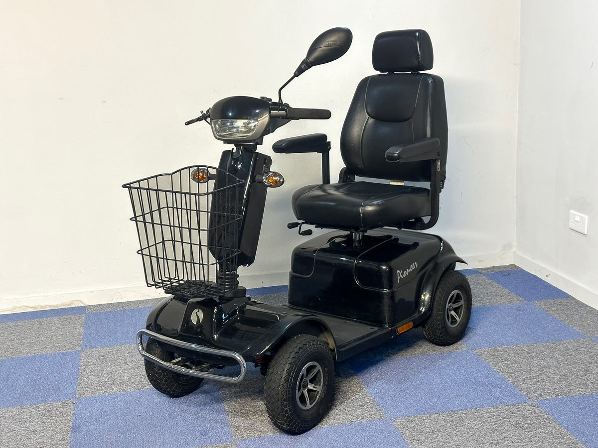 Rascal Pioneer Used Electric Mobility Scooter 8mph All-Terrain Suspension Off-Road Black 16192