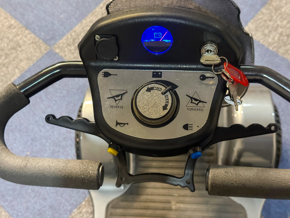 Sapphire 2 Mobility Scooter Transportable Boot Comfy Pneumatic Grey Sunrise Medical