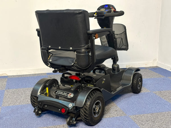 Sapphire 2 Mobility Scooter Transportable Boot Comfy Pneumatic Grey Sunrise Medical