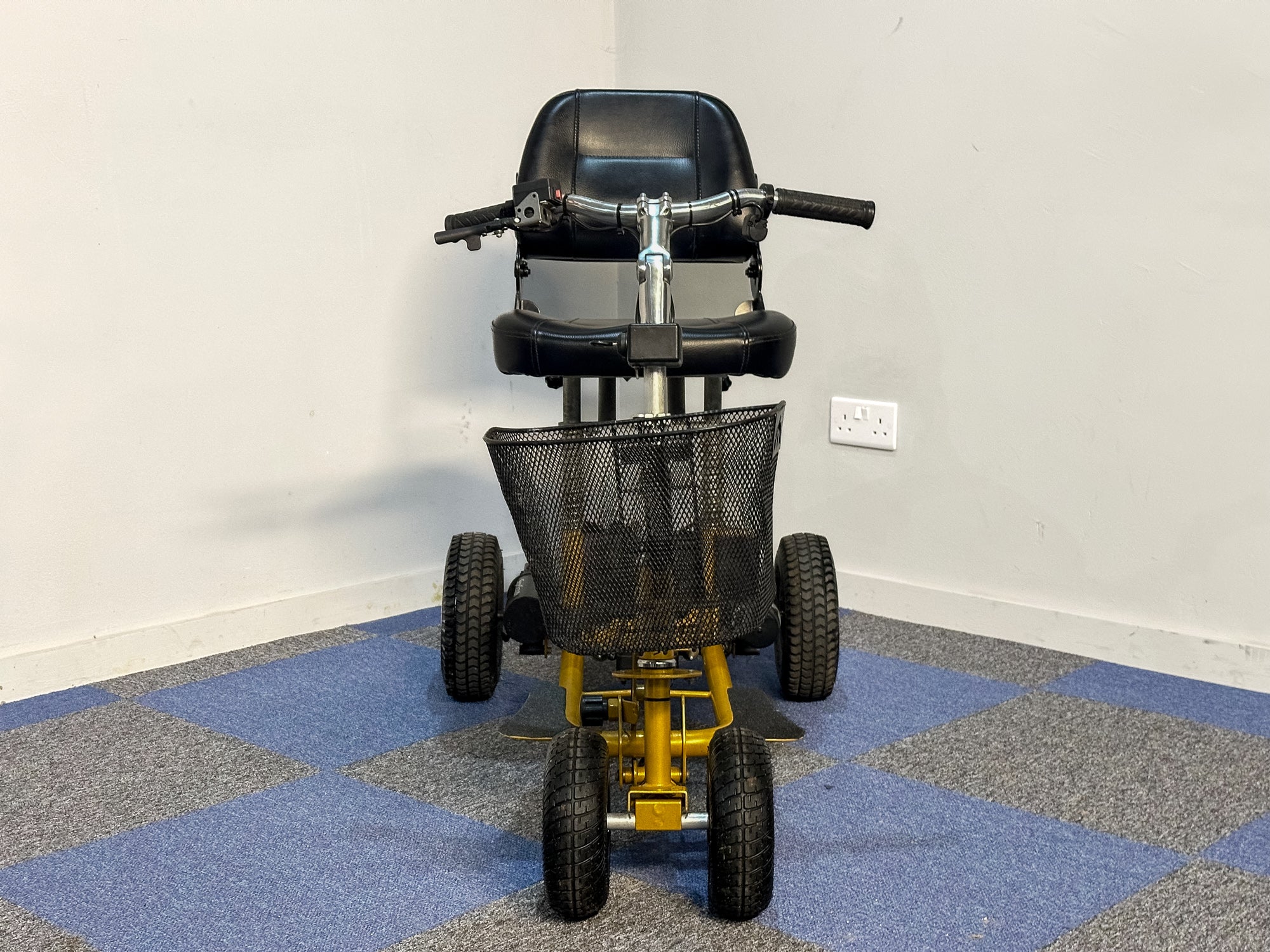 SupaScoota Sport XL Transportable Mobility Boot Scooter Trike All-Terrain Yellow