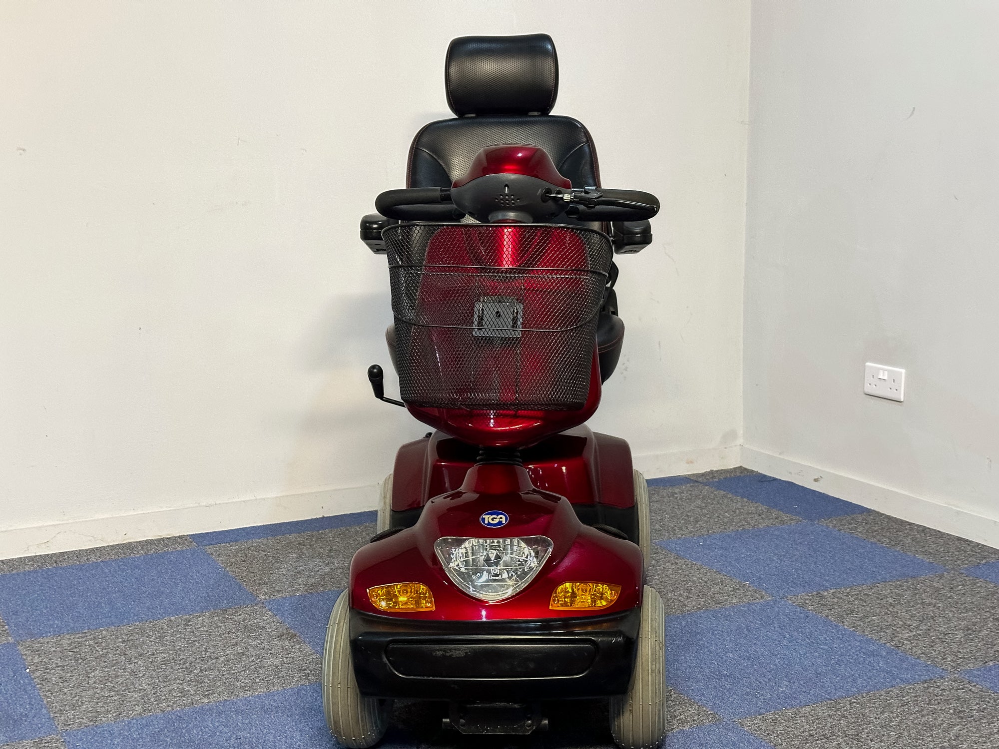 TGA Sonet 6mph Midsize Classic Mobility Scooter Red Comfy