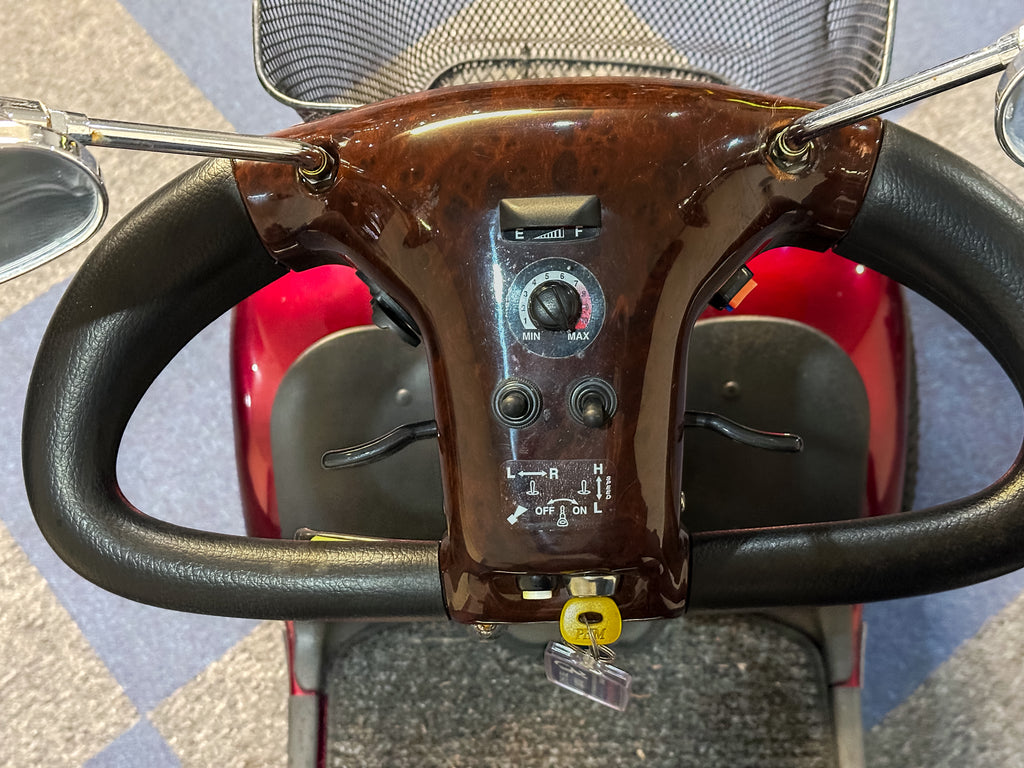 Shoprider Cordoba Used Mobility Scooter Large All-Terrain 8mph Roma Off-Road Red 13295