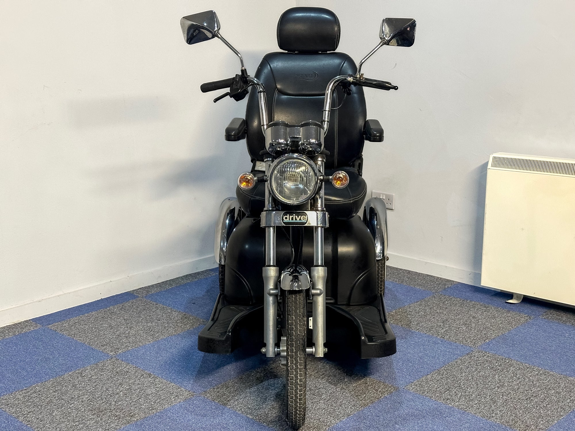 Drive Sport Rider Chrome & Black Mobility Scooter Large 3 Wheel Trike Road Legal Secondary image