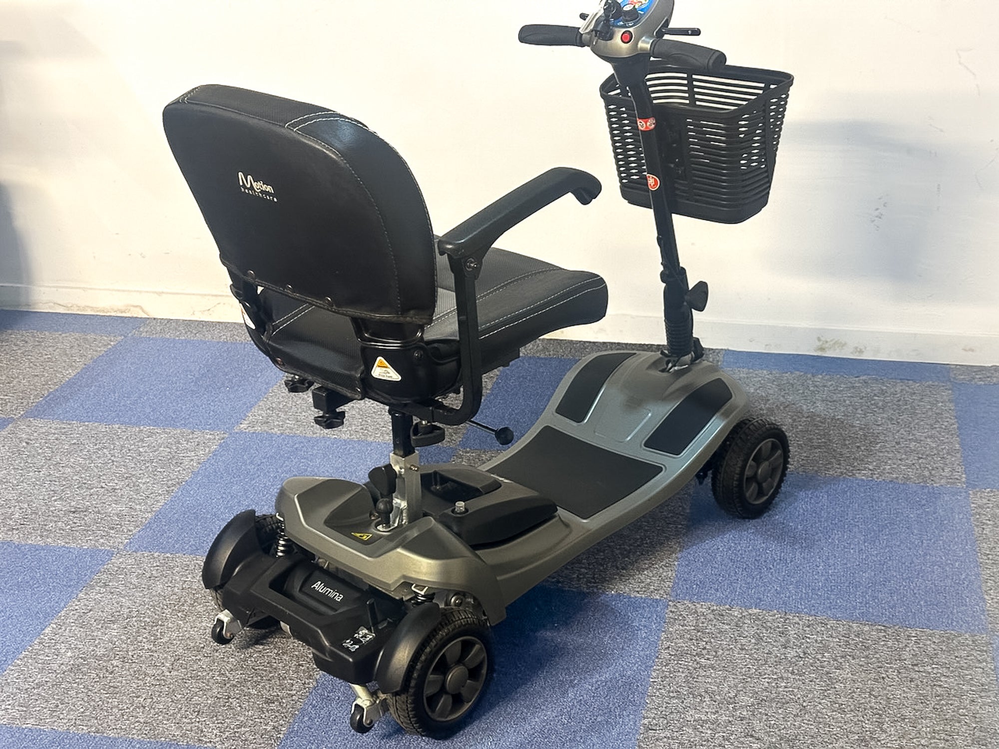 Motion Healthcare Alumina Mobility Scooter Grey 20ah 15 miles