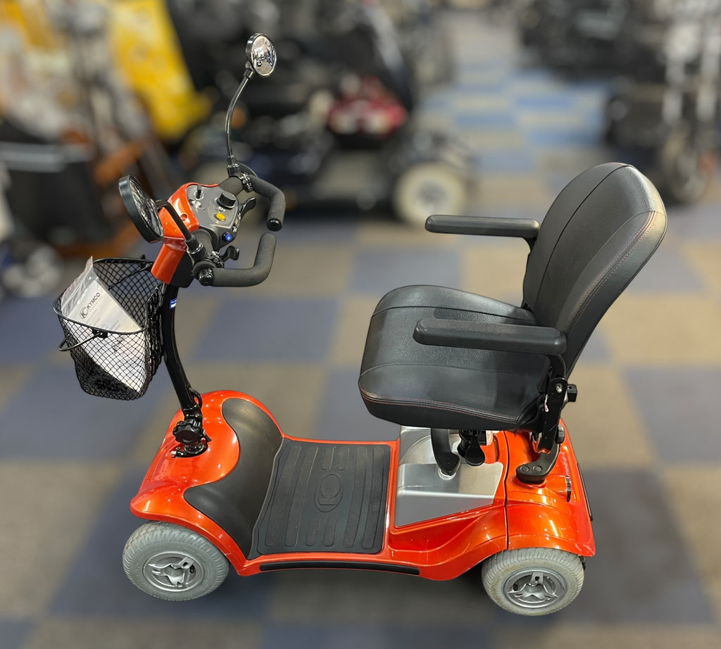 Used Kymco Mini LS Mobility Scooter Orange – Lightweight Boot Scooter 4mph