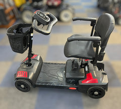 Drive Style Red Mobility Scooter 14Ah Small Transportable Boot Lightweight 4mph