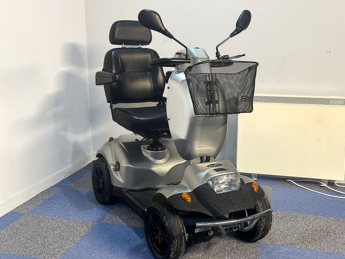 2018 Land Ranger S HD 35 Stone Bariatric Road Scooter 8mph Large All-Terrain Off-Road Mobility Silver Main image