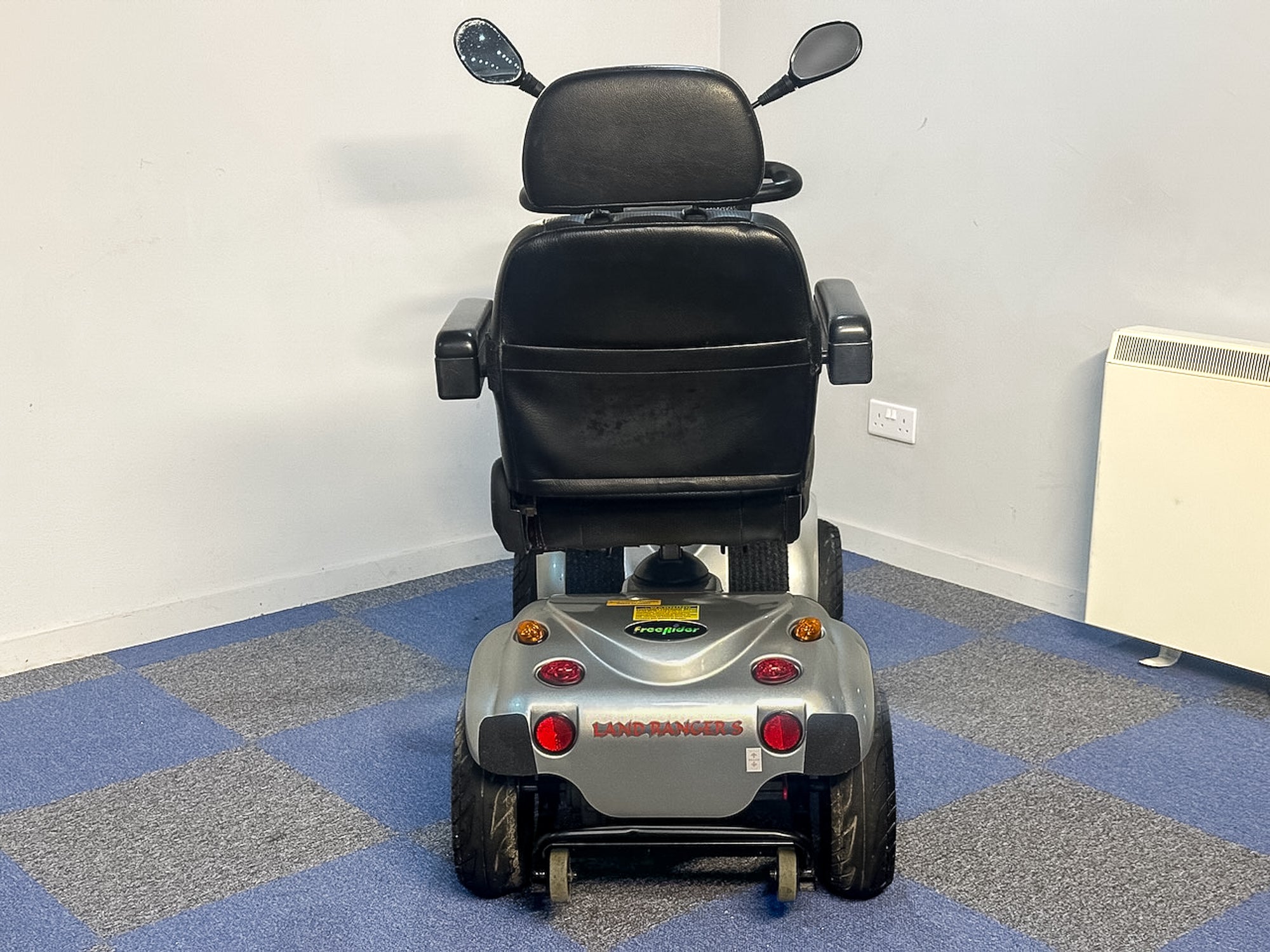 2018 Land Ranger S HD 35 Stone Bariatric Road Scooter 8mph Large All-Terrain Off-Road Mobility Silver