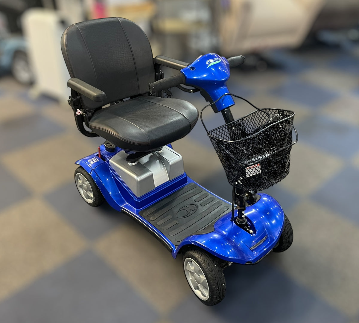 Kymco Healthcare Kymco Mini LS – Blue Boot Mobility Scooter