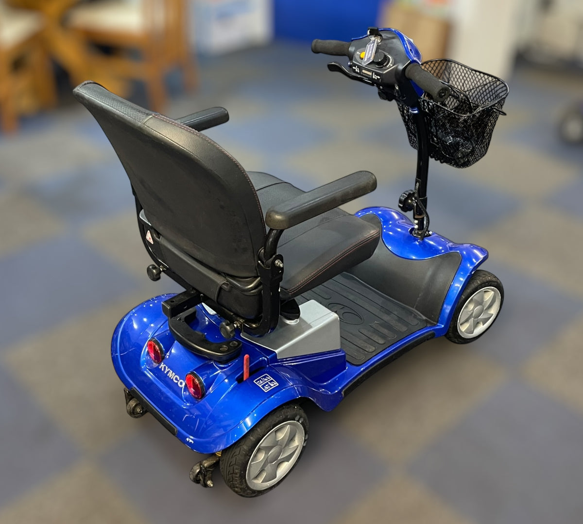 Kymco Healthcare Kymco Mini LS – Blue Boot Mobility Scooter