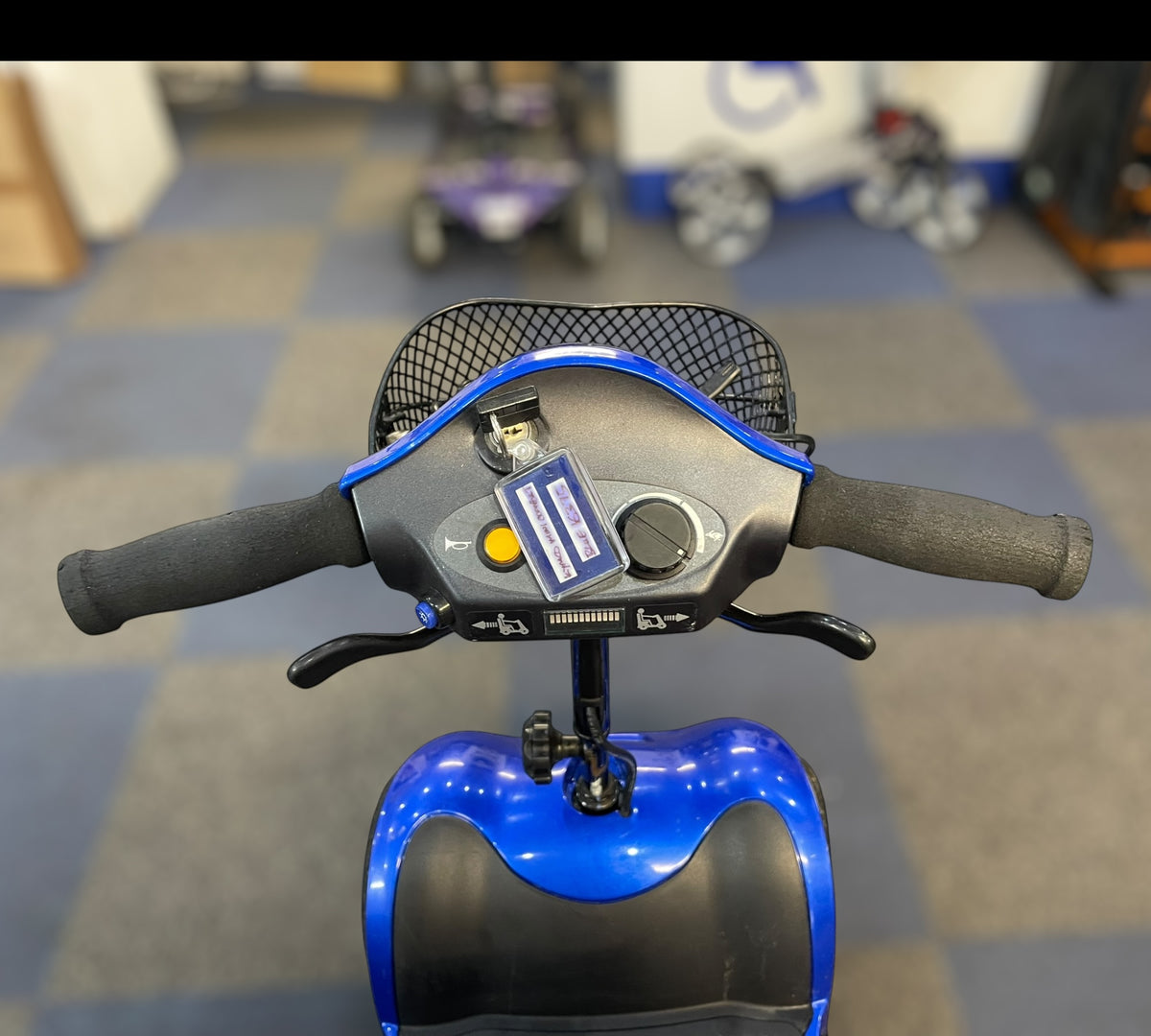 Kymco Healthcare Kymco Mini LS – Blue Boot Mobility Scooter