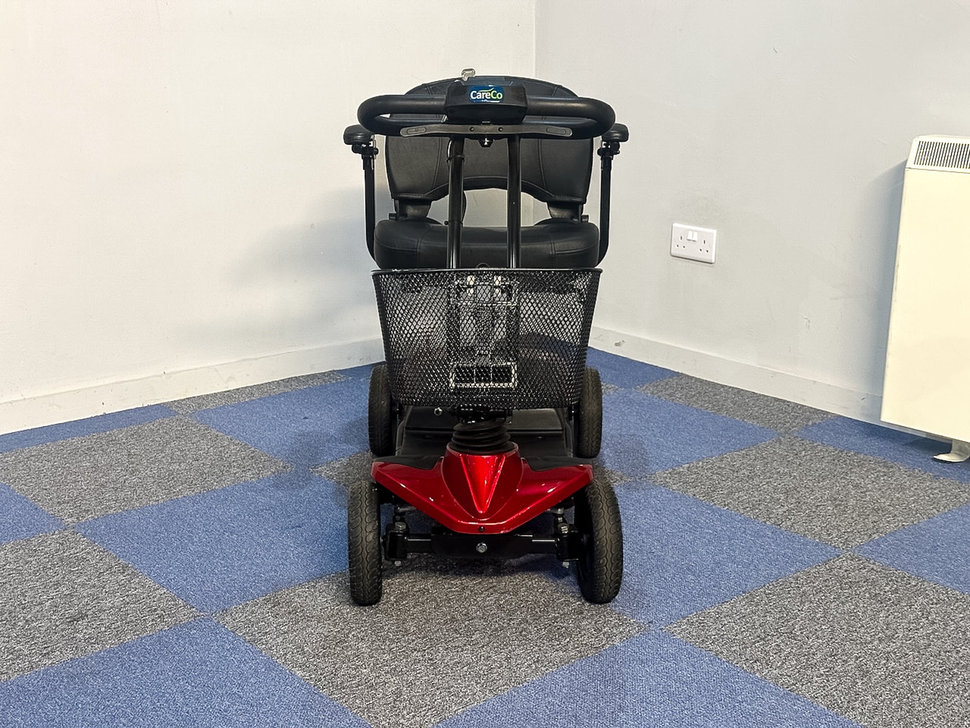 CareCo Dynamo Transportable Small Boot Mobility Scooter Red