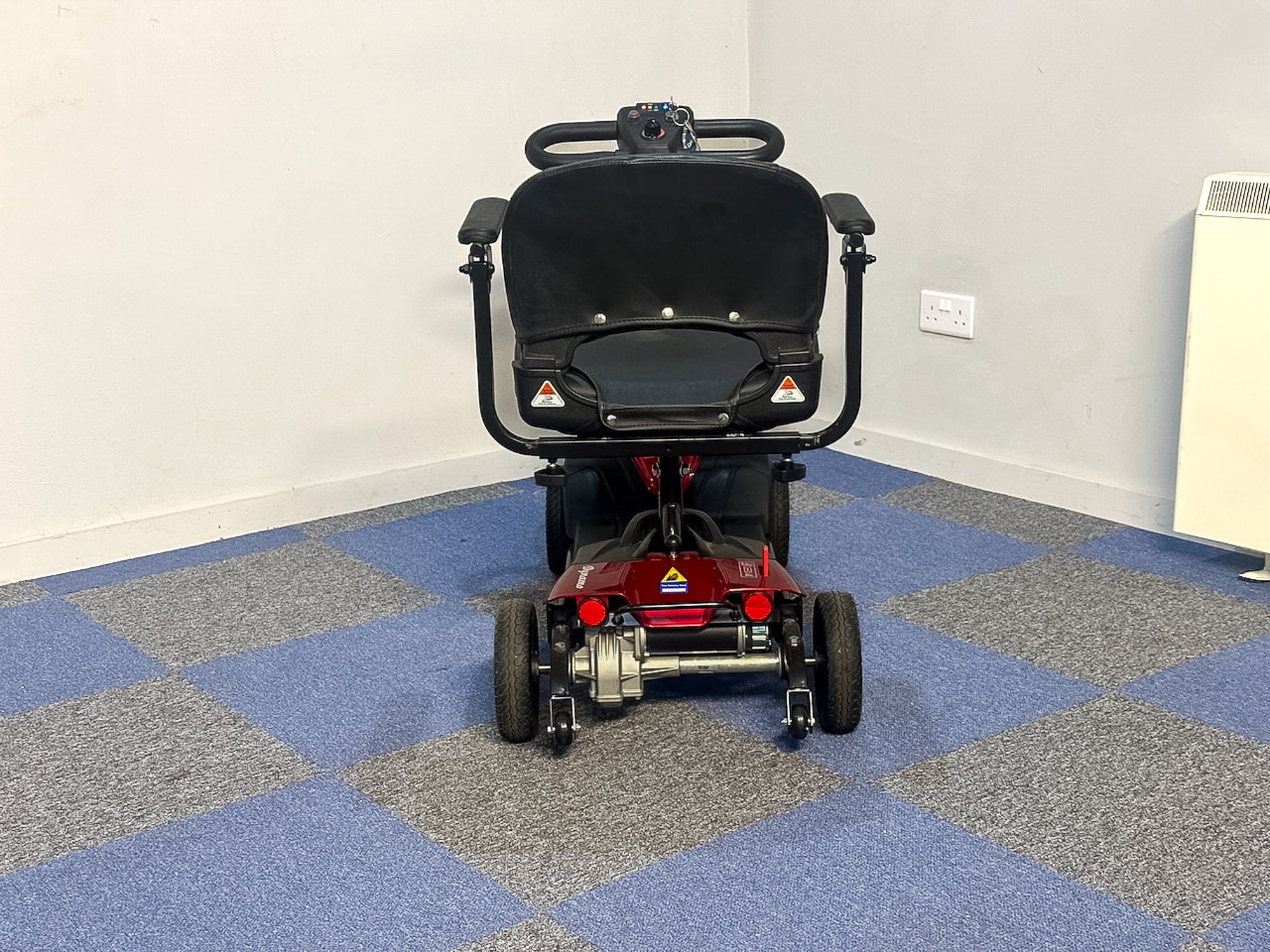 CareCo Dynamo Transportable Small Boot Mobility Scooter Red