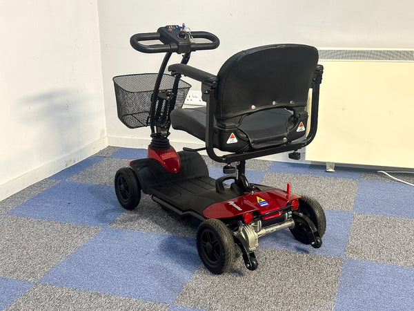 CareCo Dynamo Transportable Small Boot Mobility Scooter Red