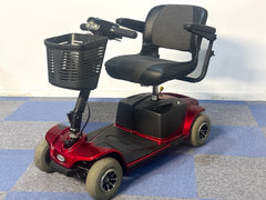 Pride Revo 2.0 4mph Mobility Scooter Transportable Boot Suspension Red