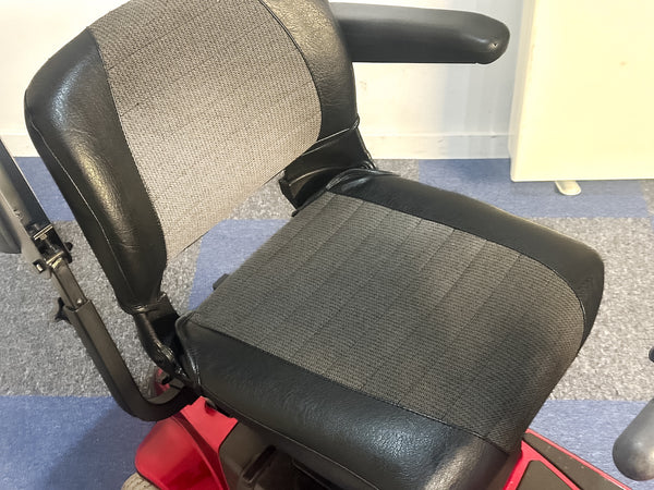 Pride Revo 2.0 4mph Mobility Scooter Transportable Boot Suspension Red