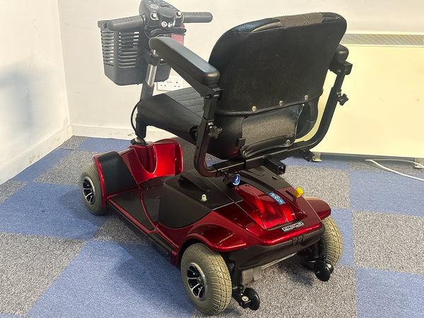 Pride Revo 2.0 4mph Mobility Scooter Transportable Boot Suspension Red