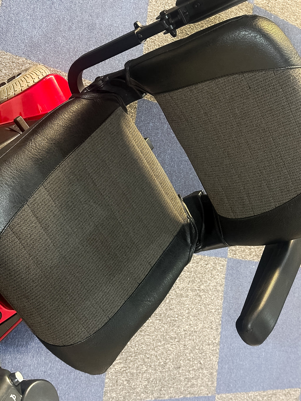 Pride Revo 2.0 4mph Mobility Scooter Transportable Boot Suspension Red