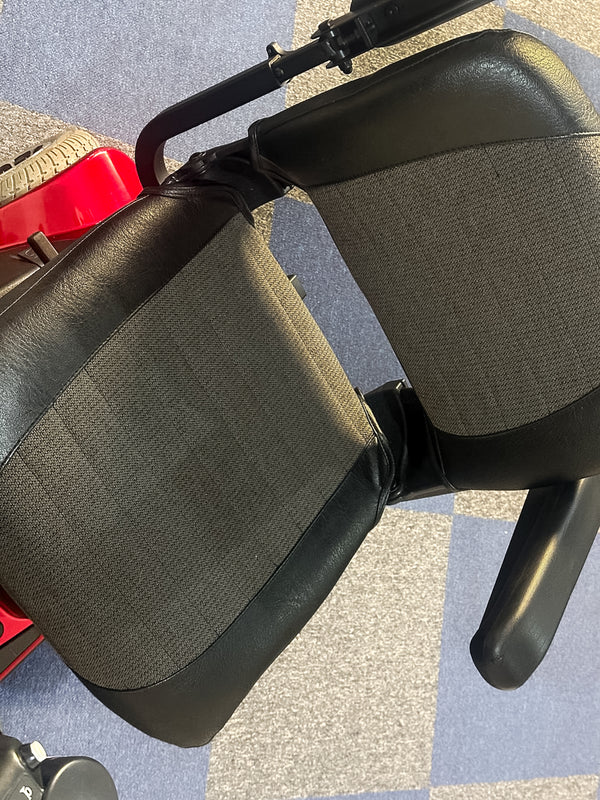 Pride Revo 2.0 4mph Mobility Scooter Transportable Boot Suspension Red