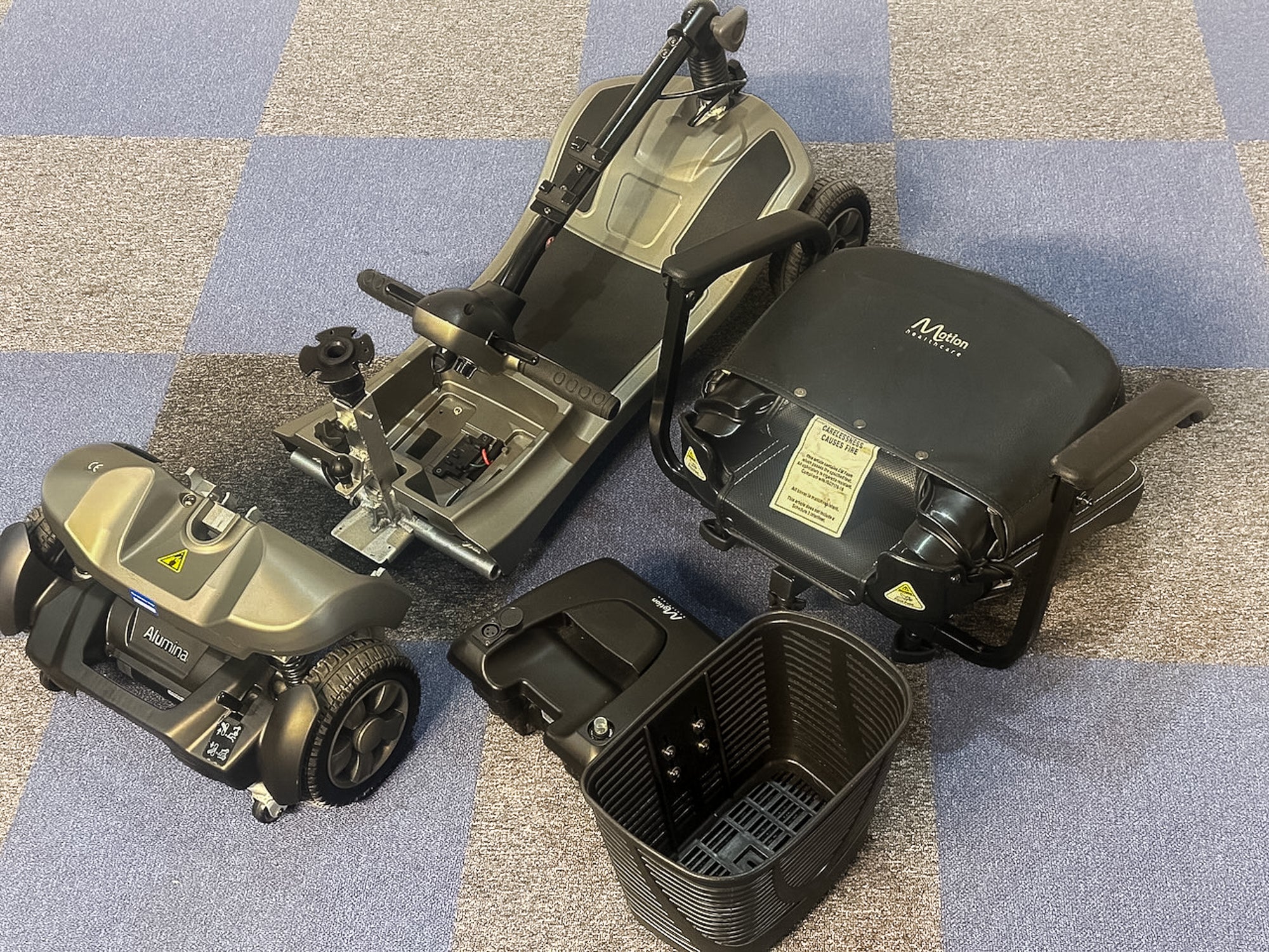 Lightweight Aluminium Mobility Scooter Lithium Battery Motion Healthcare Alumina Secondary image