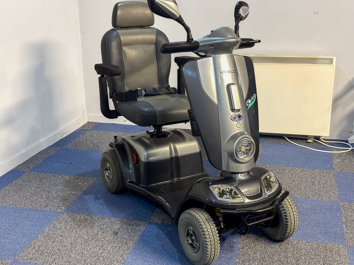 Kymco Midi XLS 8mph Road Pavement Mobility Scooter Silver Class 3 Main image