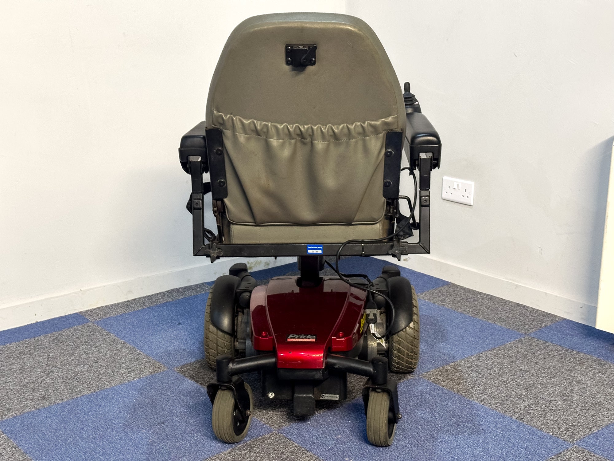 Pride Jazzy Select 6 Riser Used Electric Wheelchair Powerchair Indoor Outdoor Mid Wheel Drive Red