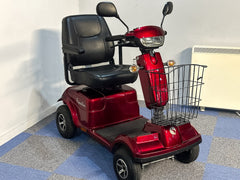 Rascal Frontier All-Terrain Road Legal Electric Mobility Scooter 8mph Suspension Midsize Red