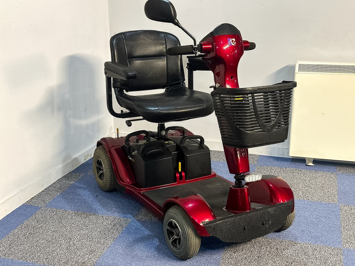 Roma Sorrento 4mph Transportable Mid Size Mobility Scooter In Red Main image