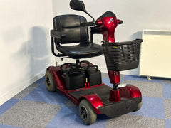 Roma Sorrento 4mph Transportable Mid Size Mobility Scooter In Red