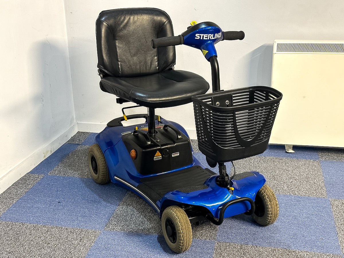 Sterling Pearl 4mph Boot Scooter from Sunrise Medical Pavement Folding Transportable