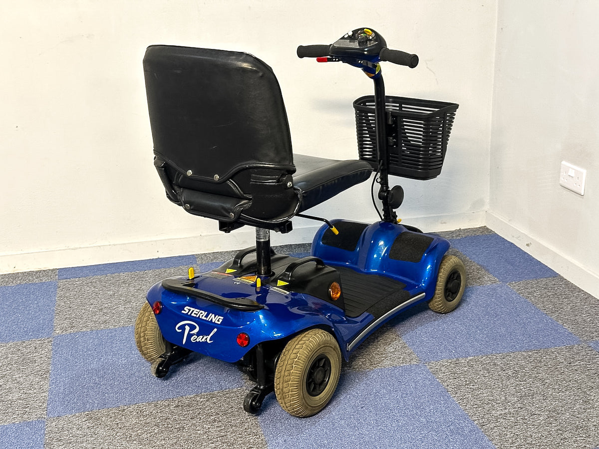 Sterling Pearl 4mph Boot Scooter from Sunrise Medical Pavement Folding Transportable