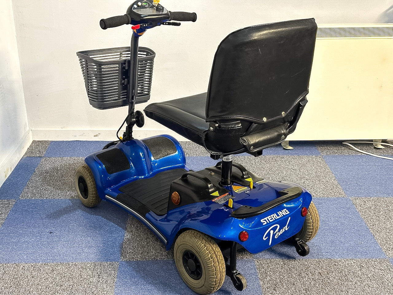 Sterling Pearl 4mph Boot Scooter from Sunrise Medical Pavement Folding Transportable